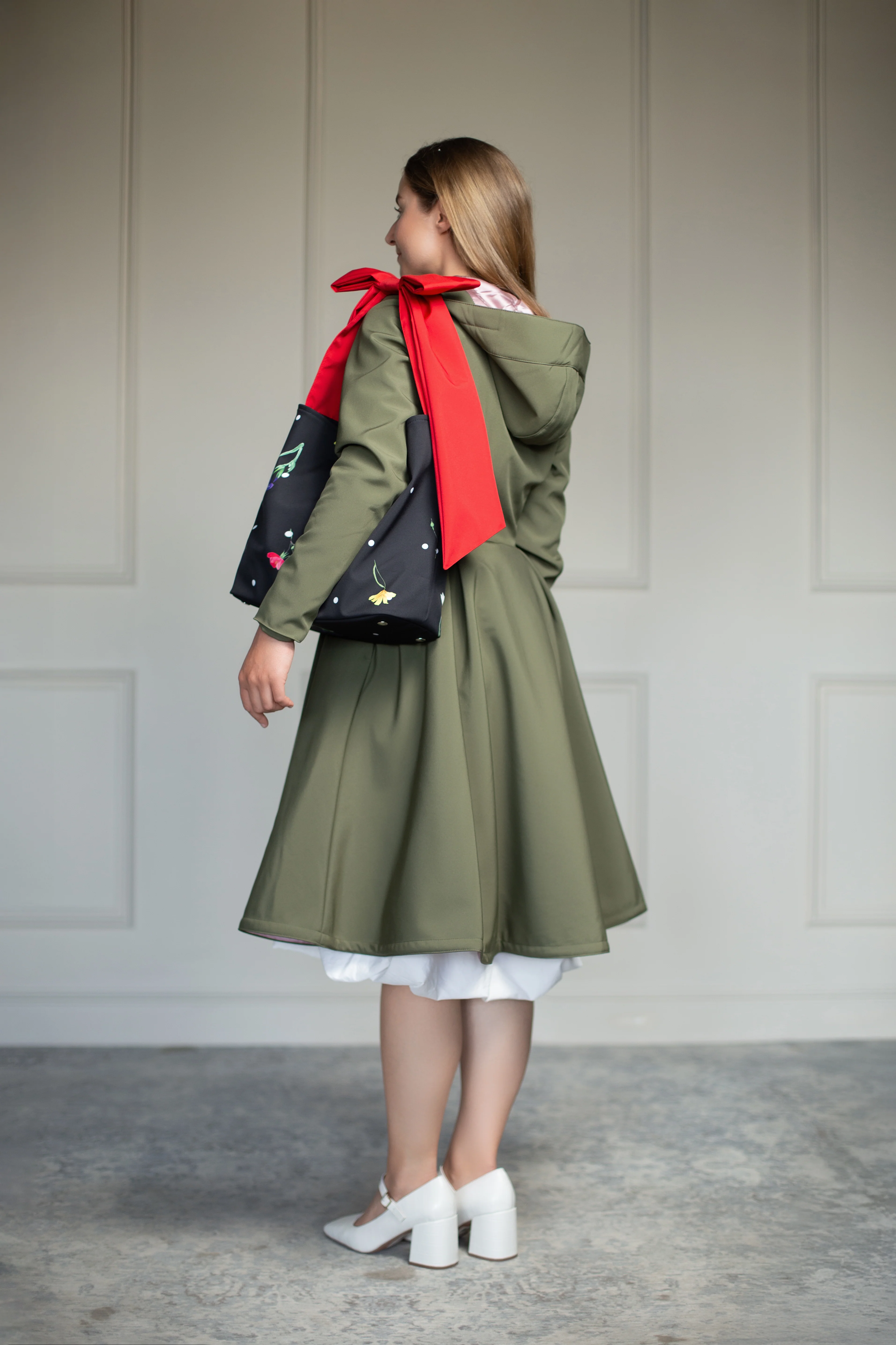 Bow Tote Bag | Cosmic Bloom - Image 4