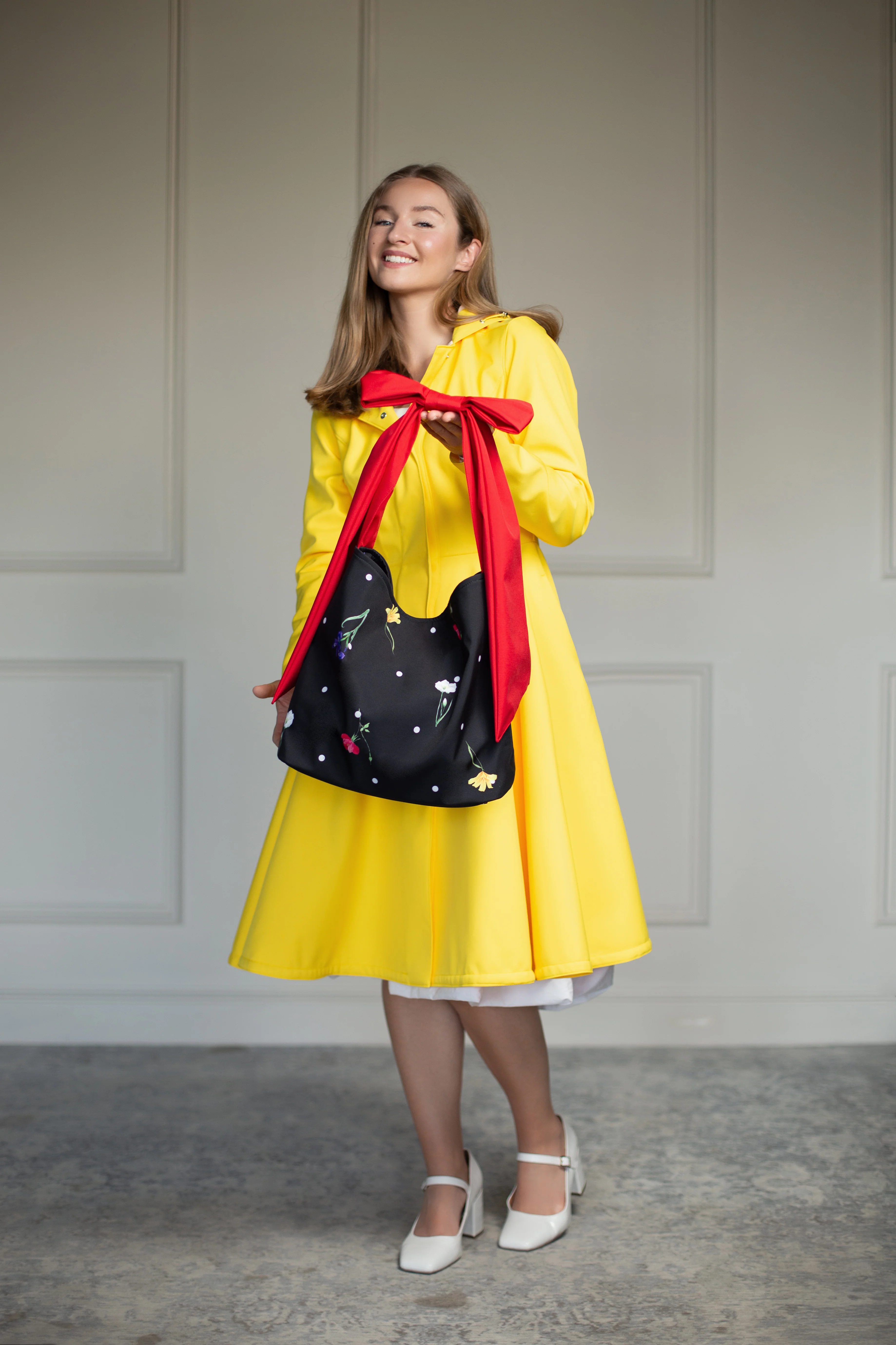 Bow Tote Bag | Cosmic Bloom - Image 5