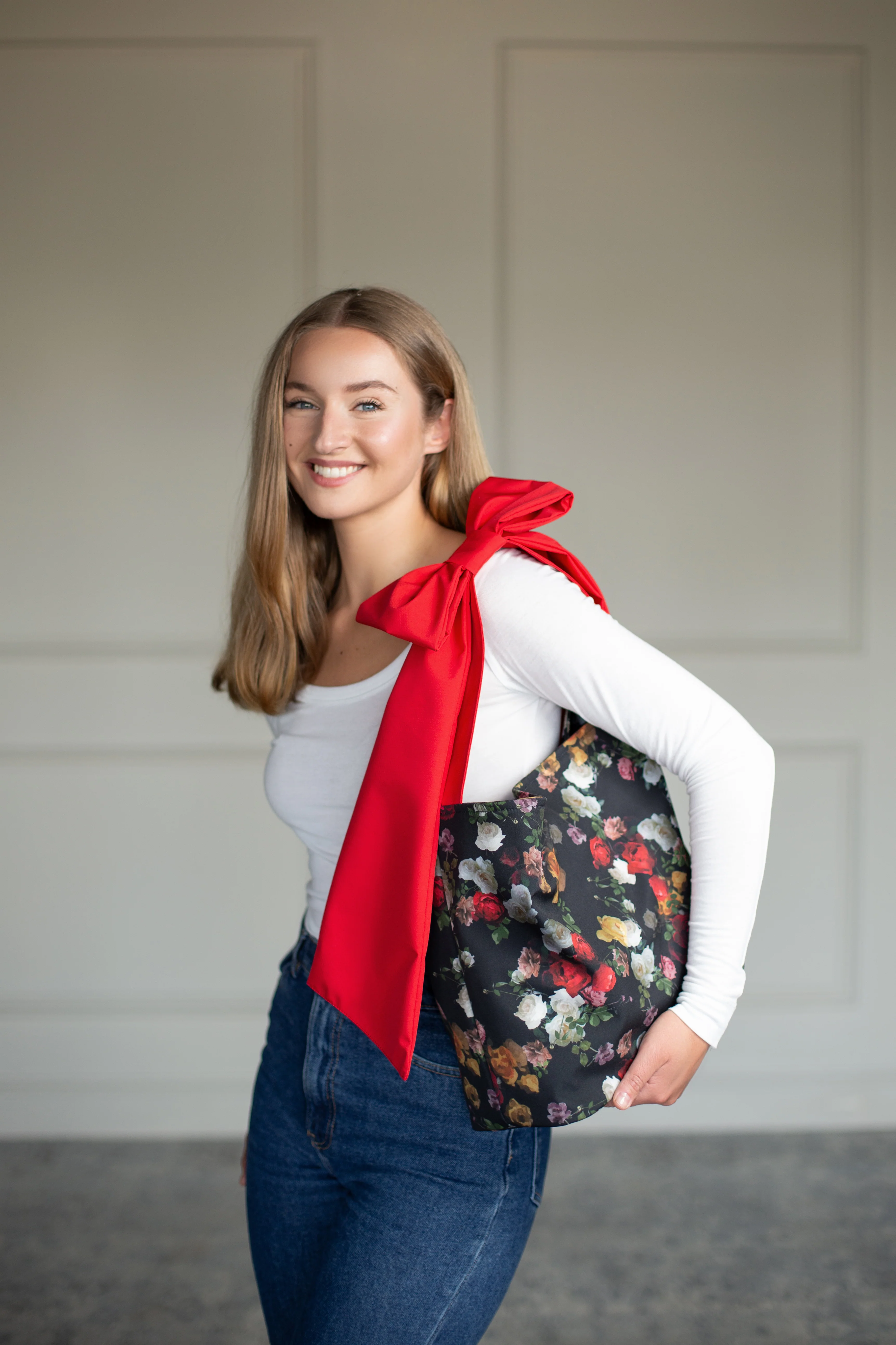 Bow Tote Bag | Darling Rose - Image 3