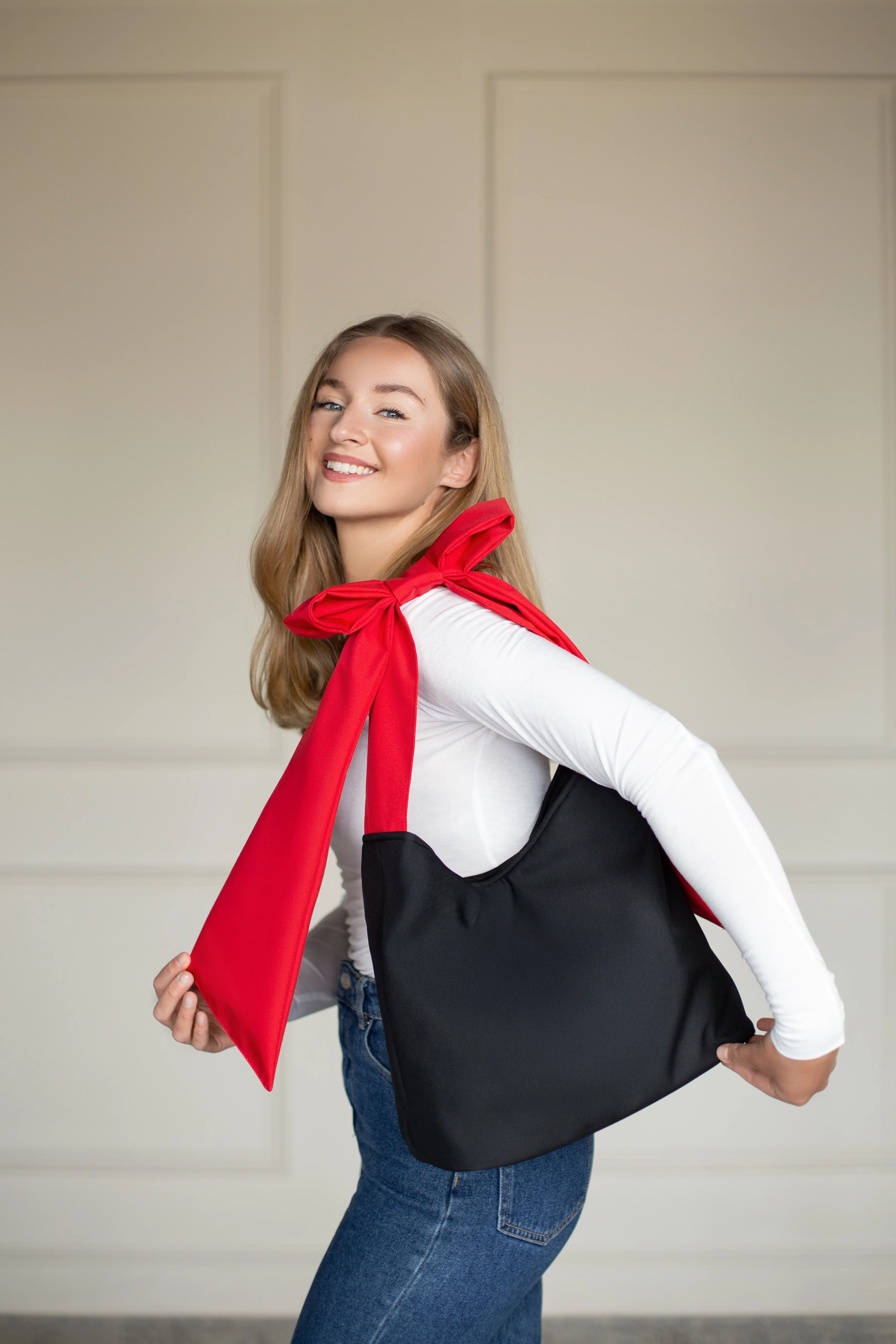 Bow Tote Bag | Tied with Love - Image 3